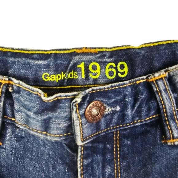 NWT Gap Kids 1969 Straight Distressed Jeans 14R - Picture 5 of 15